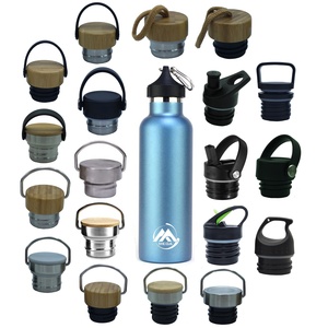 <span class=keywords><strong>Bouteille</strong></span> <span class=keywords><strong>isotherme</strong></span> 600ml, acier inoxydable, pour sport, avec mousqueton, gourde - Product Image 2