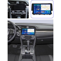 Radio para Auto Android con Ventilador de Enfriamiento, 8+256g, 5G WIFI, Car-play, BT 5.0, para Honda Civic 10ª Generación 2016-2021, Sistema Multimedia GPS para Auto