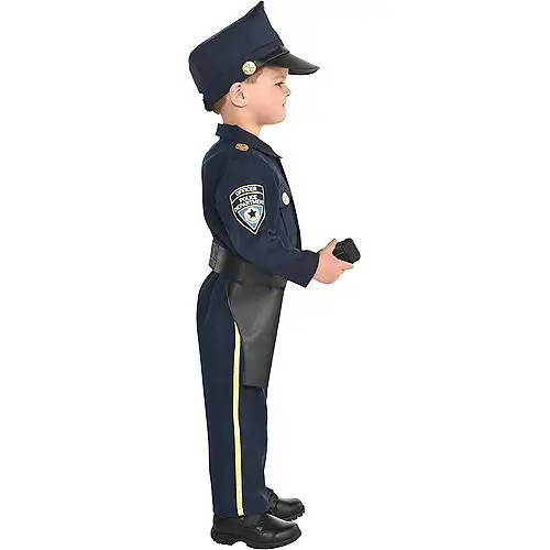 Costume de cosplay de luxe de policier classique pour enfants KANEKALON