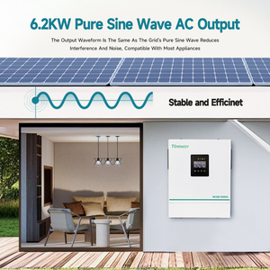 Biến tần năng lượng mặt trời lai hiệu quả chi phí 3,6kW/5,5kw/6,2kw bật/tắt lưới với thiết kế tiêu chuẩn Wifi 3600W/5500W/6200W đầu vào PV rộng - Product Image 5