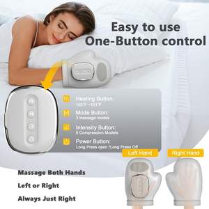 Masajeador de Manos con Calor y Compresión, Masajeador de Manos Inalámbrico para Artritis y Máquina de Masaje de Palmas para Alivio del Dolor - Product Image 2
