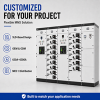Gabinete de Energía Extraíble MNS 400V 2500A con Clasificación IP54 para Infraestructura Aeroportuaria IEC 61439