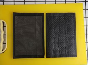 Tampons absorbants blancs/noirs de qualité alimentaire pour viande, poisson, volaille, fruits de mer, pour barquettes sous atmosphère modifiée à usage domestique - Product Image 2