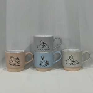Personalized Rabbit Design Porcelain Mug-Unique <b>Easter</b> Birthday Gift for Coffee/Tea Dishwasher Microwave Safe Reusable Business - Product Image 3