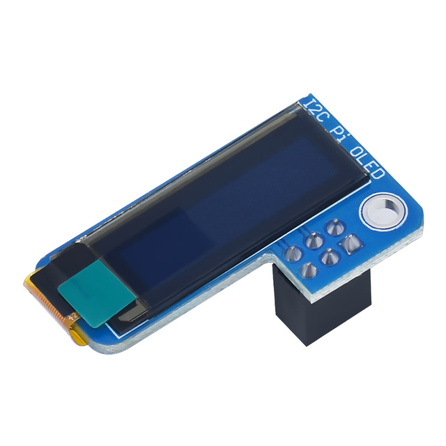 0.91 Inch OLED Display Module 128x32 SSD1306 Driver - I2C/IIC Interface W/4-Pin Header for Raspberry Pi ESP8266 Projects