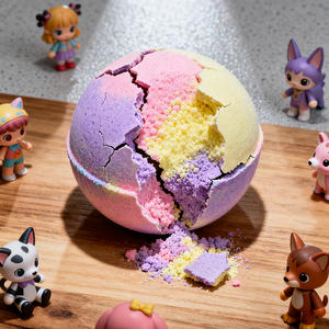 Bom mandi pelangi dengan kejutan hadiah patung kotak buta untuk anak-anak & dewasa OEM/ODM biola mandi dapat disesuaikan dengan mainan di dalam - Product Image 3