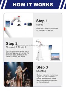 หุ่นยนต์อุตสาหกรรม Borunte หุ่นยนต์แขนกล 6 แกน Glambot ตู้ถ่ายรูปพร้อมฟังก์ชั่นสโลว์โมชั่น - Product Image 2