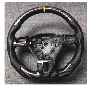 Volant en cuir perforé YLD adapté à Volkswagen MK7 <span class=keywords><strong>Golf</strong></span> <span class=keywords><strong>7</strong></span> GTI, Passat, Scirocco 2014-2018, <span class=keywords><strong>GTD</strong></span>, R-Line, R, CC MK6 - Product Image 5