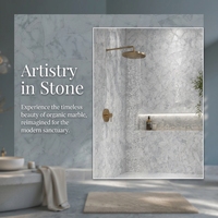 Dalles de terrazzo artificielles personnalisées, dalles modernes résistantes à l'usure, grandes dalles pour la décoration des sols d'appartements et d'hôtels