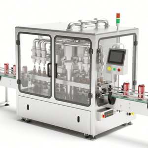 เครื่องบรรจุเอนไซม์น้ำผลไม้สแตนเลสแบบเต็มรูปแบบขวดพลาสติกสำหรับอาหาร220V ระบบเซ็นเซอร์ติดตามแบบแมนนวล - Product Image 3