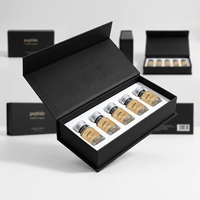 Boîtes rigides en papier magnétique EVA de luxe, personnalisées avec un design en relief, pour emballages de crème pour les yeux, flacons, taille et logo personnalisés, boîtes cadeaux