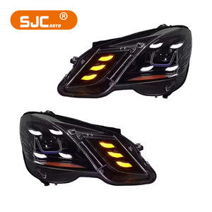 SJC, accesorios para automóviles, montaje de faros delanteros para <span class=keywords><strong>Mercedes</strong></span> Benz <span class=keywords><strong>Clase</strong></span> E W212 2010-2012, sistema de faros delanteros para Benz - Product Image 1