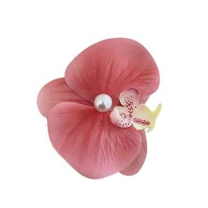 Venta al por mayor nuevo modelo elegante mariposa orquídea flor pinzas para el <span class=keywords><strong>cabello</strong></span> mujer frente perla accesorios para el <span class=keywords><strong>cabello</strong></span> flequillo lateral - Product Image 4