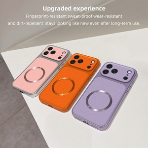 Luxury Magnetic Soft <strong>Touch</strong> PU Leather Phone Case iPhone 17 Pro MAX 16 15 14 13 12 11 Pro MAX Shockproof Frame <strong>Protective</strong> Case - Product Image 5