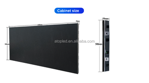 Trên đỉnh p1.953 GoB 5120x2880 mét trong nhà LED <span class=keywords><strong>Video</strong></span> tường Màn hình hiển thị 16.8x 9.45ft cho nhà thờ trong Tanzania - Product Image 3