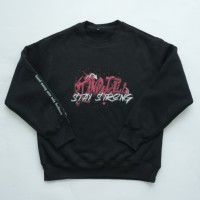 Sudadera de cuello redondo de tela de lana de 500GSM, impresión Digital de alta calidad, logotipo personalizado de peso pesado, sudaderas de tripulación para hombres al por mayor