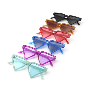 Lunettes de soleil Y2K punk futuristes œil de chat personnalisables pour femmes et hommes, design unique, mode 2000's, vente en gros, usine, 2025 - Product Image 6