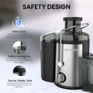 Flixmoga Factory Direct <b>Juicer</b> With Wide Mouth Stainless Steel Blade Household Use 400W 23000 RPM Centrifugal <b>Juicer</b> - Product Image 2