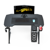 Échantillon gratuit - Table de jeu très vendue avec éclairage LED RVB - Bureau d'ordinateur - Bureau de jeu pour salle de jeux