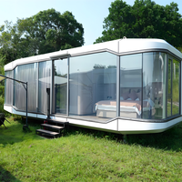 Maisons mobiles en forme de capsule spatiale personnalisées, de haute qualité et durables, hôtels portables préfabriqués de style moderne, Casas Modulares