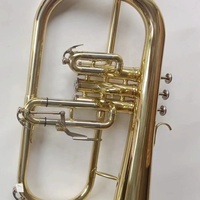 Wholesale Factory Direct Professional Performance B Flat Frugalhorn Trumpet BB Tone Gold Color Brass Instrument Manufacturer