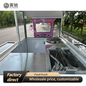 Electric Food Cart Three-Wheels Food Truck Mobile Kitchen Tricycle Pedicab Snack Food <strong>Trailer</strong> for Sale - Product Image 6