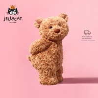 Boneka Beruang Barcelona Animal Crossing Super Lembut Isi Kapas PP Tinggi 31cm-50cm Kotak Hadiah Ulang Tahun untuk Remaja