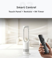 Kipas Angin Menara Tanpa Baling-Baling 75 Wide-Angle Oscillation Powerful BLDC Ultra Quiet dengan Remote Control US Hemat Biaya