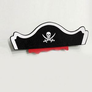 Gorro de Capitán Pirata de Fieltro 2026, Parche de Ojo Pirata para Disfraces de Fiesta Pirata, Máscara de Ojo Clásica para Niños - Product Image 1
