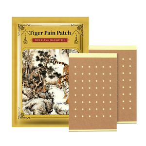 8 unidades/bolsa, Nuevos parches adhesivos médicos Tiger para el dolor, para tensión <span class=keywords><strong>muscular</strong></span>, dolor de espalda, dolor de rodilla, tela no tejida - Product Image 2
