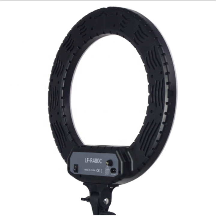 18 Inch LF-R480C Led Ring Light Photographic Lighting 3200-5800K 48W Ring Lamp Tripod & Mirror for Phone Camera Video