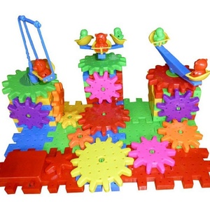 Juego de Bloques de Construcción Eléctricos Divertidos para Niños, Bloques de Ensamblaje con Engranajes, Juguete Educativo - Product Image 4