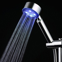 FEIDU Pommeau de douche LED à main Accessoire de robinet de salle de bain en plastique ABS pour hôtels, salles de bain et appartements