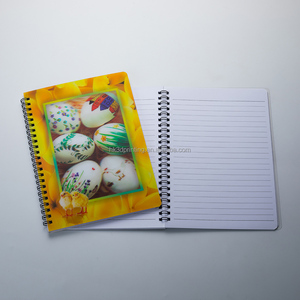 Hot Sales Custom Design <b>A4</b> A5 3d Lenticular Spiral Exercise Journal Notebook Jotter with 3d Cover for Students - Product Image 4
