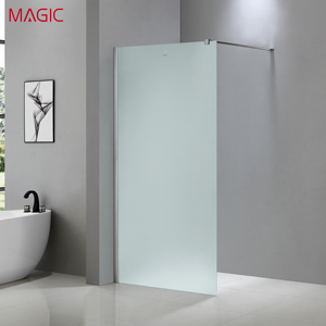 Paroi de douche carrée en alliage d'aluminium MAGIC <span class=keywords><strong>T3F</strong></span>, design moderne, cadre étroit, séparation sec/humide en une seule ligne, 800x2000, pour villa - Product Image 1