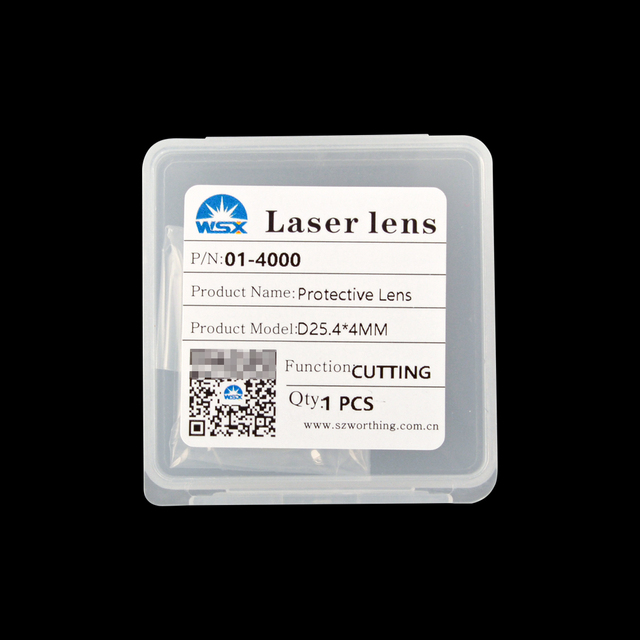 WSX Original Fiber Laser Protective Lens 25.4x4mm for Industrial Use New Long Service Life 1 Year Warranty