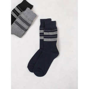 Chaussettes de luxe Jacquard Sublimation Pattern Gent Chaussettes blanches et brunes Chaussettes quotidiennes sportives Fond personnalisable Impression numérique pour cadeaux - Product Image 1