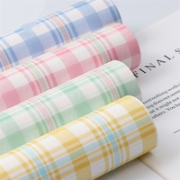 Papier d'emballage écologique pour bonbons cadeaux, 10 pièces, emballage cadeau, impression personnalisée Vintage, Bouquet à pois