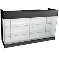 Vitrine de présentation de luxe pour tabac, en aluminium robuste et verre trempé, avec éclairage LED personnalisé, tiroirs de rangement verrouillables