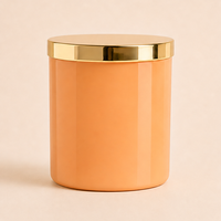 Fabricant en gros, production rapide, boîte personnalisée imprimée, cadeau d'entreprise, bocal en verre, bougie parfumée à la cire de soja sans fumée