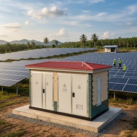 Transformateur de puissance triphasé monté sur socle 630 kVA-2500 kVA, sous-station compacte de type boîtier complet MV&HV