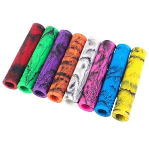 Punhos de Bicicleta Briviga 165mm TPE, Punhos de Duas Cores para Ciclismo de Montanha, Enduro e Longa Distância, Plugues de Extremidade de Guidão, Punhos Antiderrapantes de Duas Cores - Product Image 3