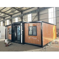 Maisons modulaires pliables en Irlande, maisons préfabriquées de luxe, maisons conteneurs extensibles avec toit
