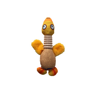 Jouet à mâcher en peluche personnalisé pour animaux de compagnie jouet pour animaux de compagnie <span class=keywords><strong>canard</strong></span> oie <span class=keywords><strong>sauvage</strong></span> poupée en peluche résistant aux morsures meulage des dents dents nettoyer jouet de soulagement du son - Product Image 6