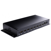 Codificador de Video HDMI H.265 de 8 Canales, Codificador HDMI sobre IP de 8 Puertos con SRT RTMP para Transmisión en Vivo IPTV