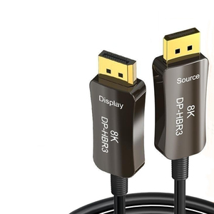 Câble DP vers DP <span class=keywords><strong>HD</strong></span> à fibre optique haute vitesse DP-HBR3 1.4V, DP1020 8K 60Hz 32.4Gbps - Product Image 6