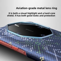 Coque de téléphone en fibre de carbone de luxe, couleur unie, magnétique, pour Mate 60 RS, antichoc, fine, anti-traces de doigts, gaufrée