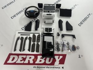 Kit de Interior de Alta Calidad para Toyota Land Cruiser <span class=keywords><strong>Prado</strong></span> 2010-2017, Actualización a Modelo <span class=keywords><strong>2022</strong></span> con Tablero de Pantalla Táctil - Product Image 1