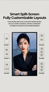 ป้ายดิจิทัลติดผนังขนาด 32-98 นิ้ว 4K HD ป้องกันแสงสะท้อน สำหรับใช้งานเชิงพาณิชย์ พร้อมระบบจัดการเนื้อหาในตัว รองรับการจัดวางหลายโซน เหมาะสำหรับห้างสรรพสินค้า ร้านค้า และห้องโถง - Product Image 2