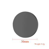 Disques ronds vierges en acier inoxydable poli de 30 mm, sans trou, pour gravure personnalisée, breloques pour artisans et pendentifs DIY